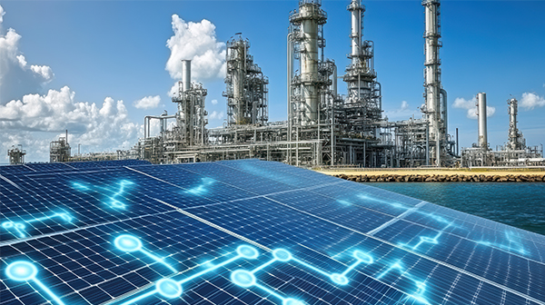 Industrial Energy Transition - Renewable energy integration into industrial refinery energy grid